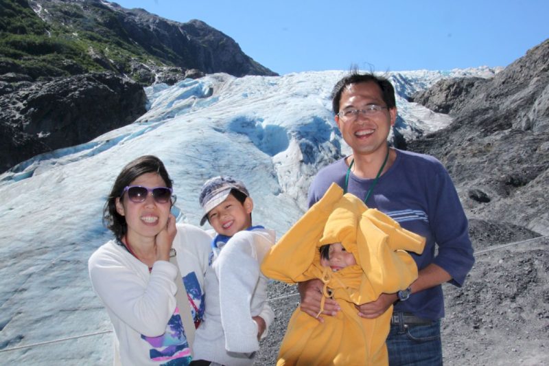 Super windy at Exit Glacier