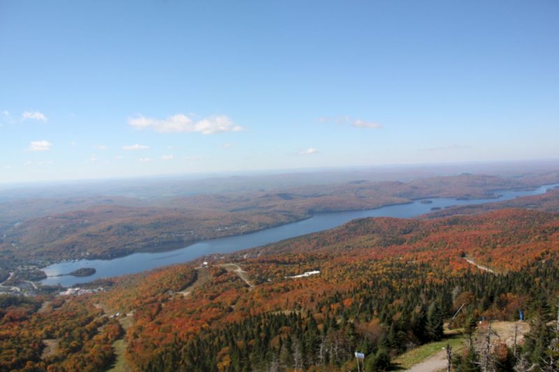 Lake Tremblant from top of the mountain