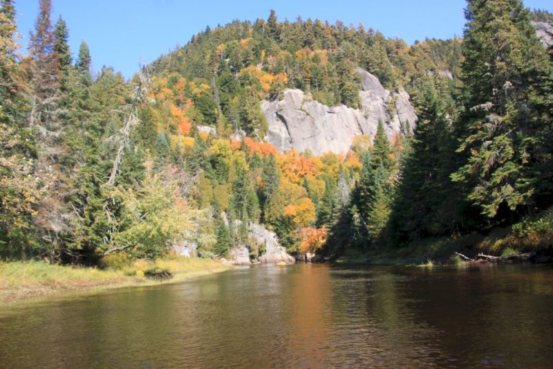 Nice river view in kayaking