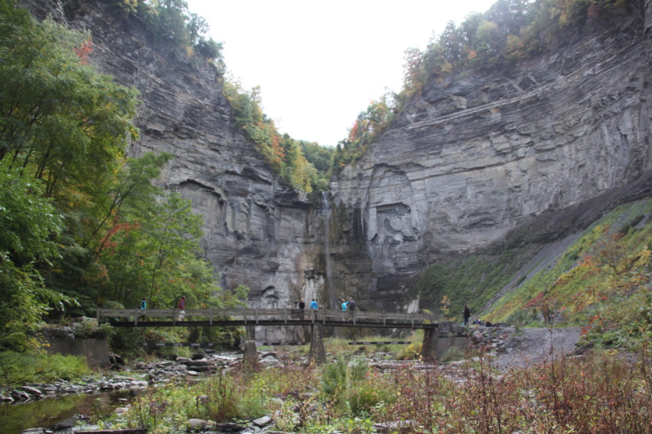 main fall at the end of creek