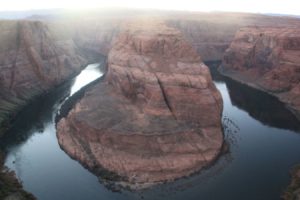 Horseshoe Bend after sunset