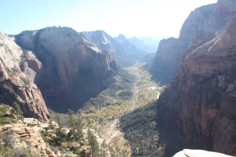 Canyon View from Angel's Landing peak