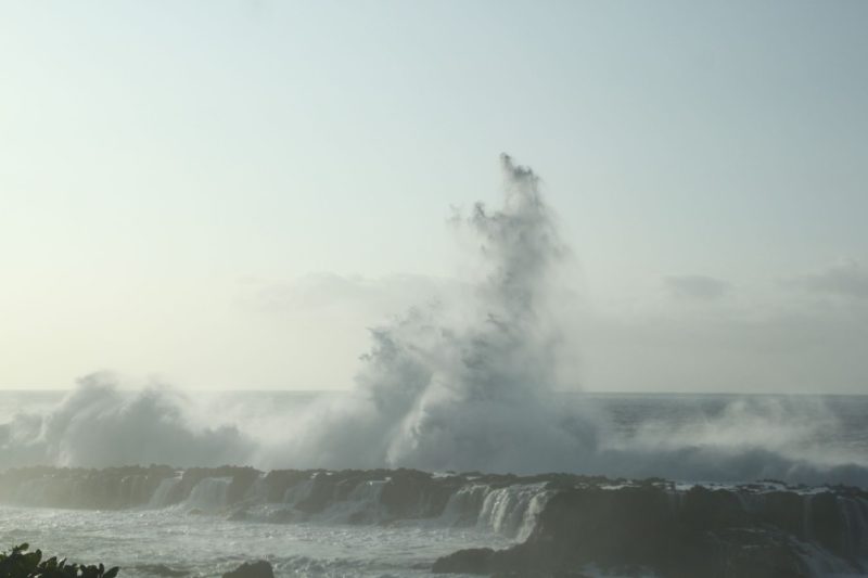 Shark Cove in a bad day