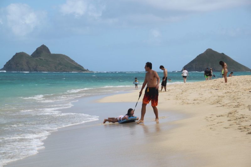 Tranquil Lanikai beach