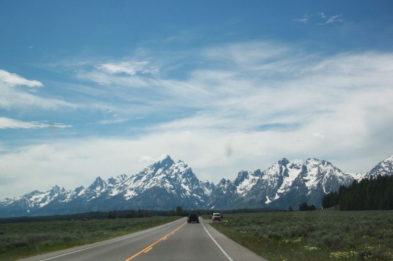 Drive into Jenny Lake Scenic Drive