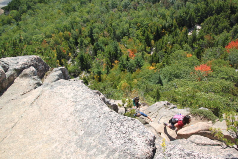 Trail is steep but safe.