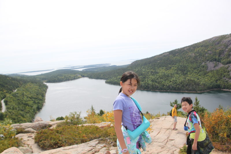 View of Jordan Pond from South Bubble