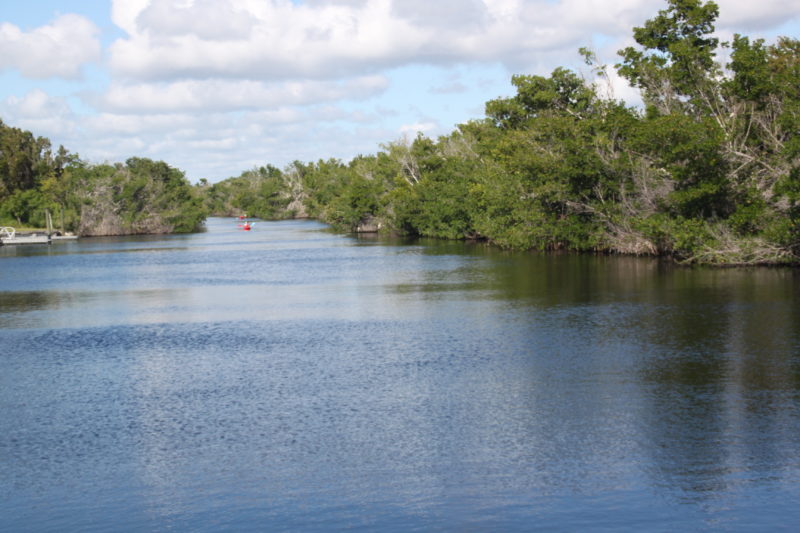 Water way for kayak and boat tour that lead you to Coot Bay 